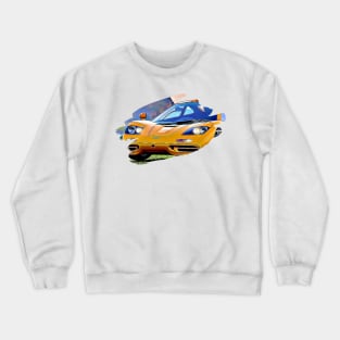 F1 Art Splash Print Crewneck Sweatshirt